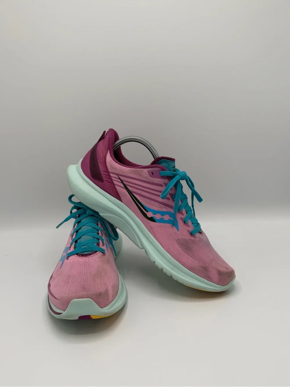 Saucony Women's Pink & Teal Athletic Running Shoes